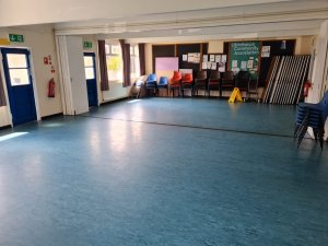 Village Hall and Entrance/Exit Doors